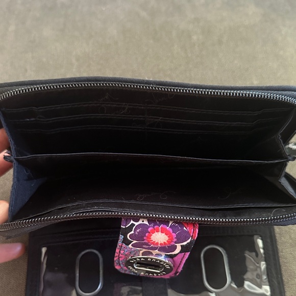 Vera Bradley Floral Fiesta Turn Lock Wallet - Picture 8 of 8
